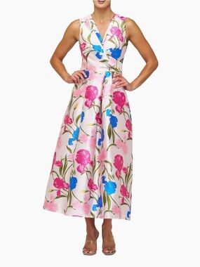 Kay Unger Payton Tea Length Dress